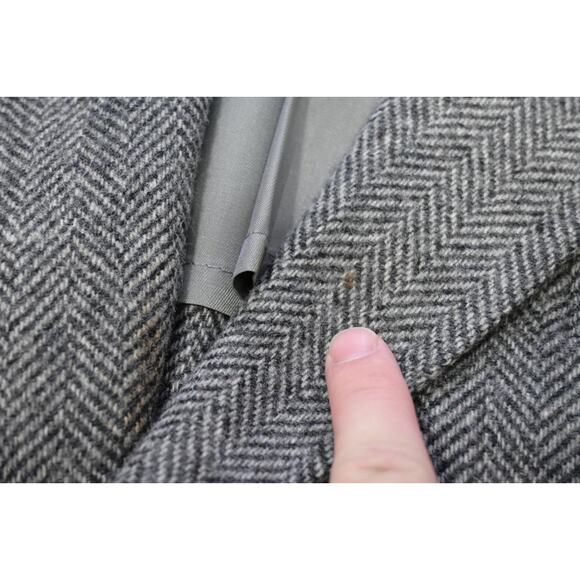 Christopher Hayes Tweed Wool Blazer Sports Jacket MADE IN USA Mens Sz 46 L - Picture 15 of 16